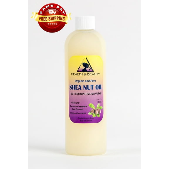 SHEA NUT OIL ORGANIC AFRICAN KARITE OIL CARRIER COLD PRESSED 100% PURE 24 OZ
