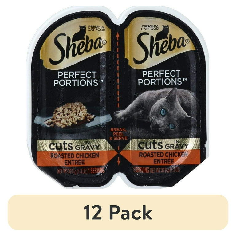SHEBA® PERFECT PORTIONS™ Cuts in Gravy Roasted Chicken Entrée SHEBA® PERFECT PORTIONS™ Cuts in Gravy Roasted Chicken Entrée