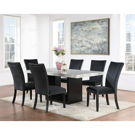 SHEENA 5PC DINING TABLE SET BLACK