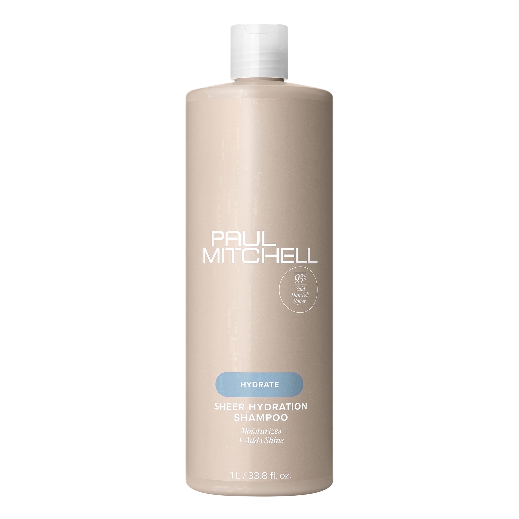 Paul Mitchell Sheer Hydration Shampoo, Moisturizes + Adds Shine, For Dry Hair, 33.8 fl oz