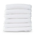 thumbnail image 1 of Foundations SafeFit Full-Size Crib Sheets, 100% Cotton, Heavy-Duty Elastic, 6-Pack, White, 1 of 7