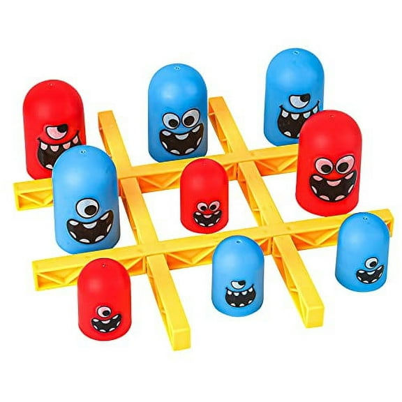 SHEETA Tic Tac Toe Big Eat Small Board Games, ABS