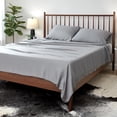 thumbnail image 1 of SHEEX Arctic Aire MAX Sheet Set, Ultrasoft Cooling Sheets with 1 Flat Sheet, 1 Fitted Sheet, and 2 Pillow Cases, California King, Charcoal, 1 of 7