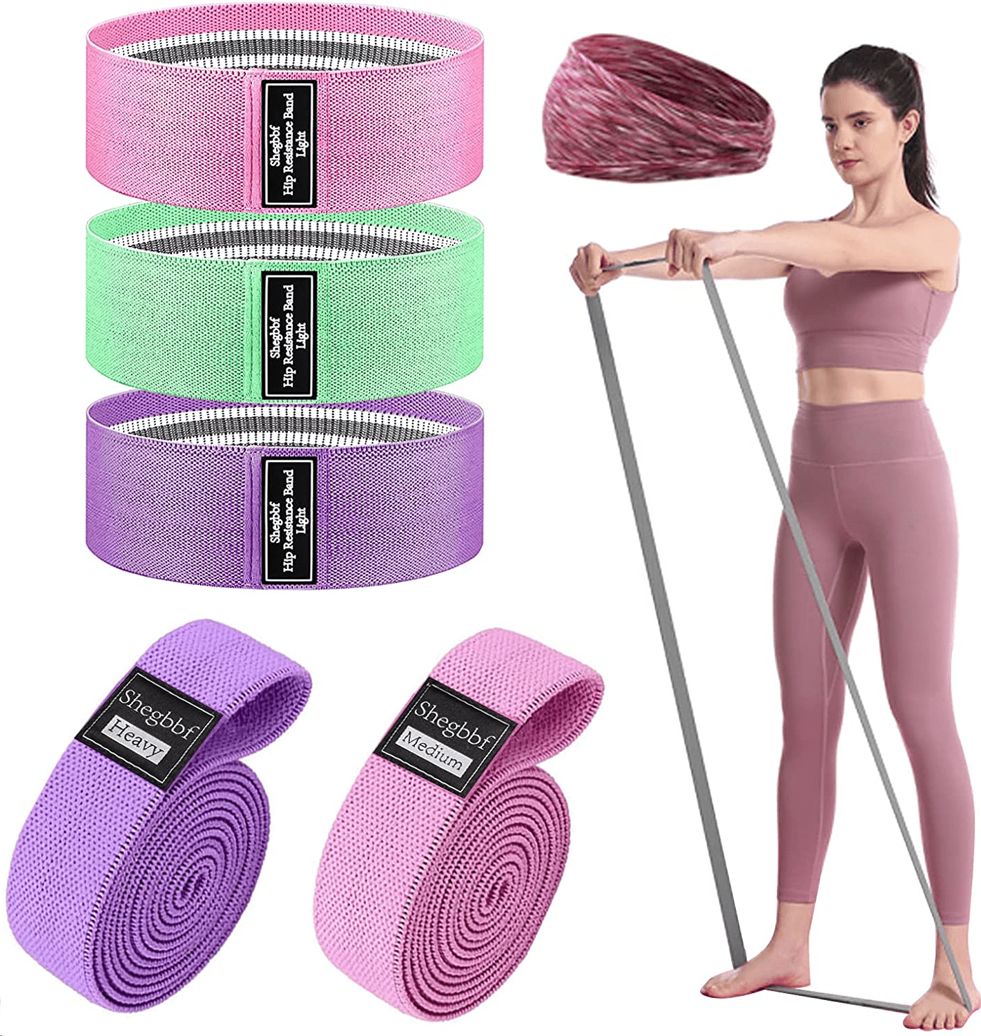 Restore Band Gaiam Restore Booty Bands Glute Workout Gaiam Restore Booty Bands Set ...