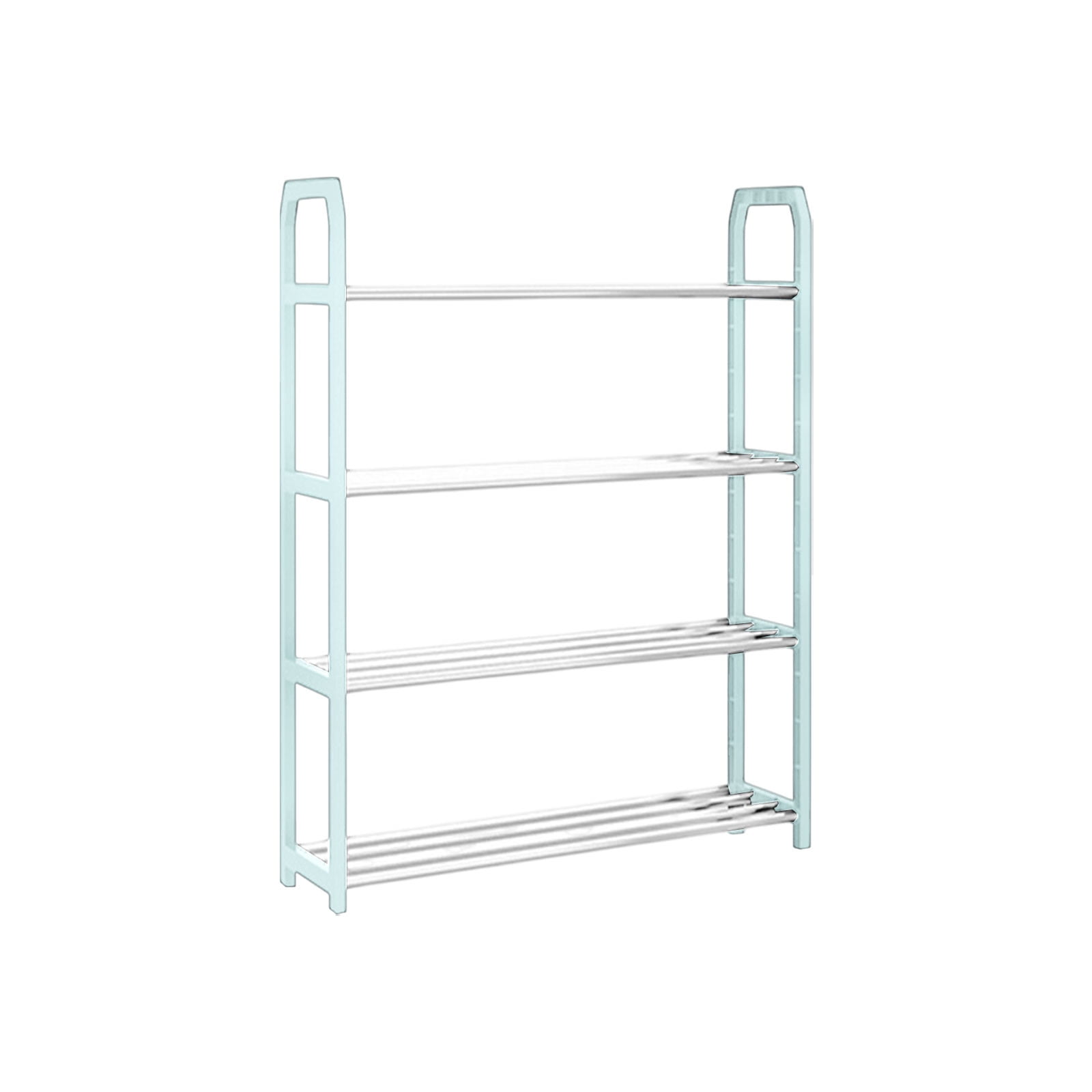 SHEIGUANNI 4 Tier Stainless Steel Shoe Rack, Shoe Organizer for ...