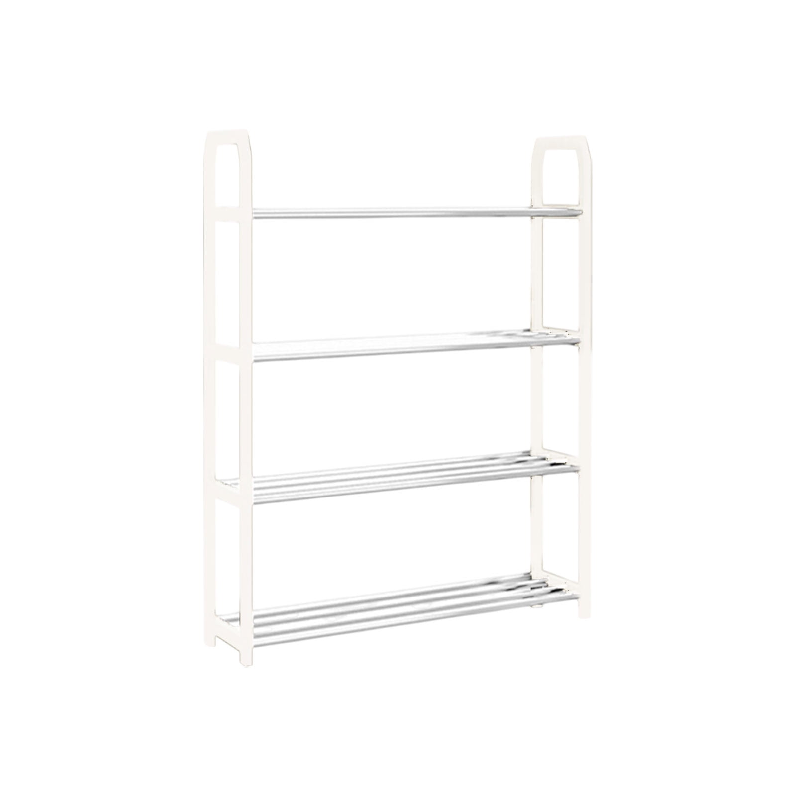 SHEIGUANNI 4 Tier Stainless Steel Shoe Rack, Shoe Organizer for ...