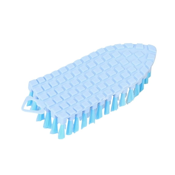 SHEIGUANNI Flexible Soft Bristle Brush for Showerhead, Bathtub & Wall Corner Cleaning - Deep Cleaning Hard-to-Reach Stains, Blue