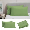 thumbnail image 1 of SHEIGUANNI King Pillowcase Set - 2 Pack Envelope Closure Soft, Wrinkle-Free, Fade-Resistant, Stain-Resistant, Blush Pink Pillowcases with Envelope Closure -20x36 Inch,Army Green, 1 of 6