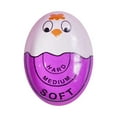 thumbnail image 1 of SHEIGUANNI Kitchen Timer Practical Reminder Color Changing Egg Timer Soft Hard Boiled Egg Timer That Changes Color When Eggs are Ready-Purple, 1 of 3