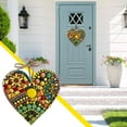 thumbnail image 1 of SHEIGUANNI Large Heart-Shaped Resin Garden Statue - Weather-Resistant Outdoor Decor for Patio, Yard, Cottage (7.87Inch), 1 of 8