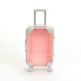 thumbnail image 1 of SHEIGUANNI Mini Suitcase Party Favor Box - Plastic Rolling Mini Suitcases for Party Favors - Candy Box, Lash Box - Mini Luggage Party Favor | 2.95"x1.38"x6.89"|Pink, 1 of 7