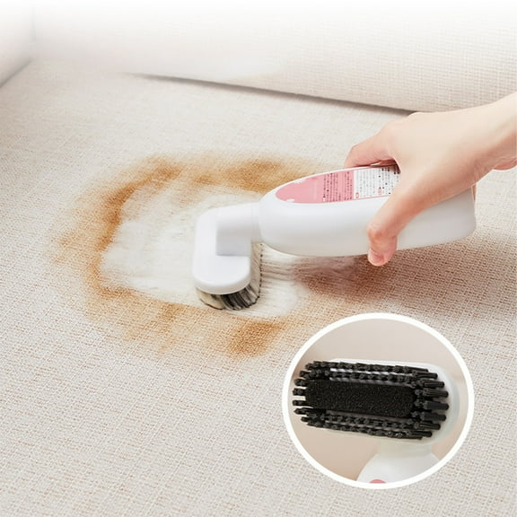 SHEIGUANNI Sofa Fabric Cleaner with Brush, Stain Cleaning Agent Brush Carpet & Upholstery Fabric Cleaning Kit, Fabric Cleaner Suitable for Furniture, Car Cushion 300ml