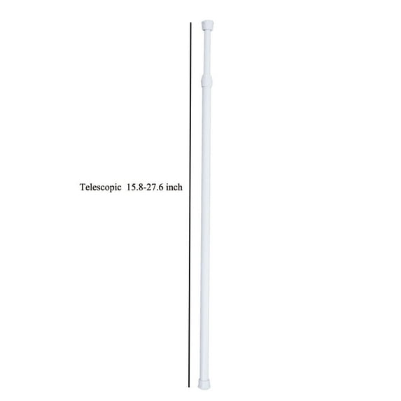 SHEIGUANNI Spring Curtain Tension Rods, 1 Pcs Cupboard Bars Shower Rods 16 to 28 Inches Adjustable Extension Rod for Bathroom Window Closet Wardrobe Bar DIY Projects