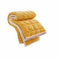 thumbnail image 1 of SHEIGUANNI Thick Flannel Mattress Pad - Queen Size 70.87x78.74Inch, Non-Slip Bottom, Machine Washable, Winter Warmth & Feather Cotton Layer, Foldable for Storage​​，Yellow, 1 of 7
