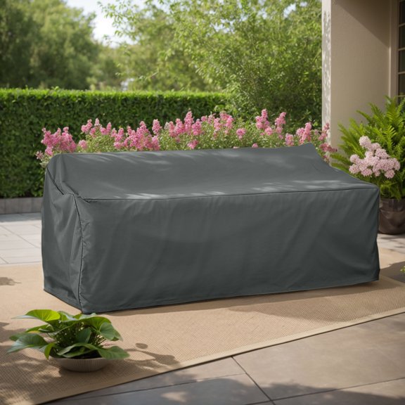 SHEILD PATIO OUTDOOR 3 SEATER COVER, DARK GRAY