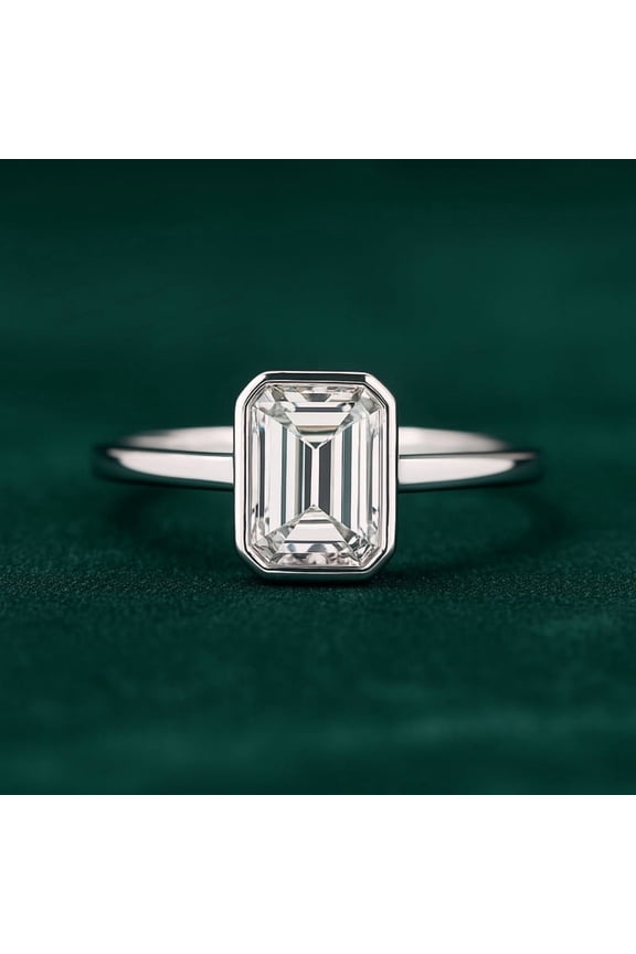 Natural Moonatone Bridal Ring / Moissanite Halo Women's Jewelry / Yellow Gold Plated Silver / Perfect Gift For Her