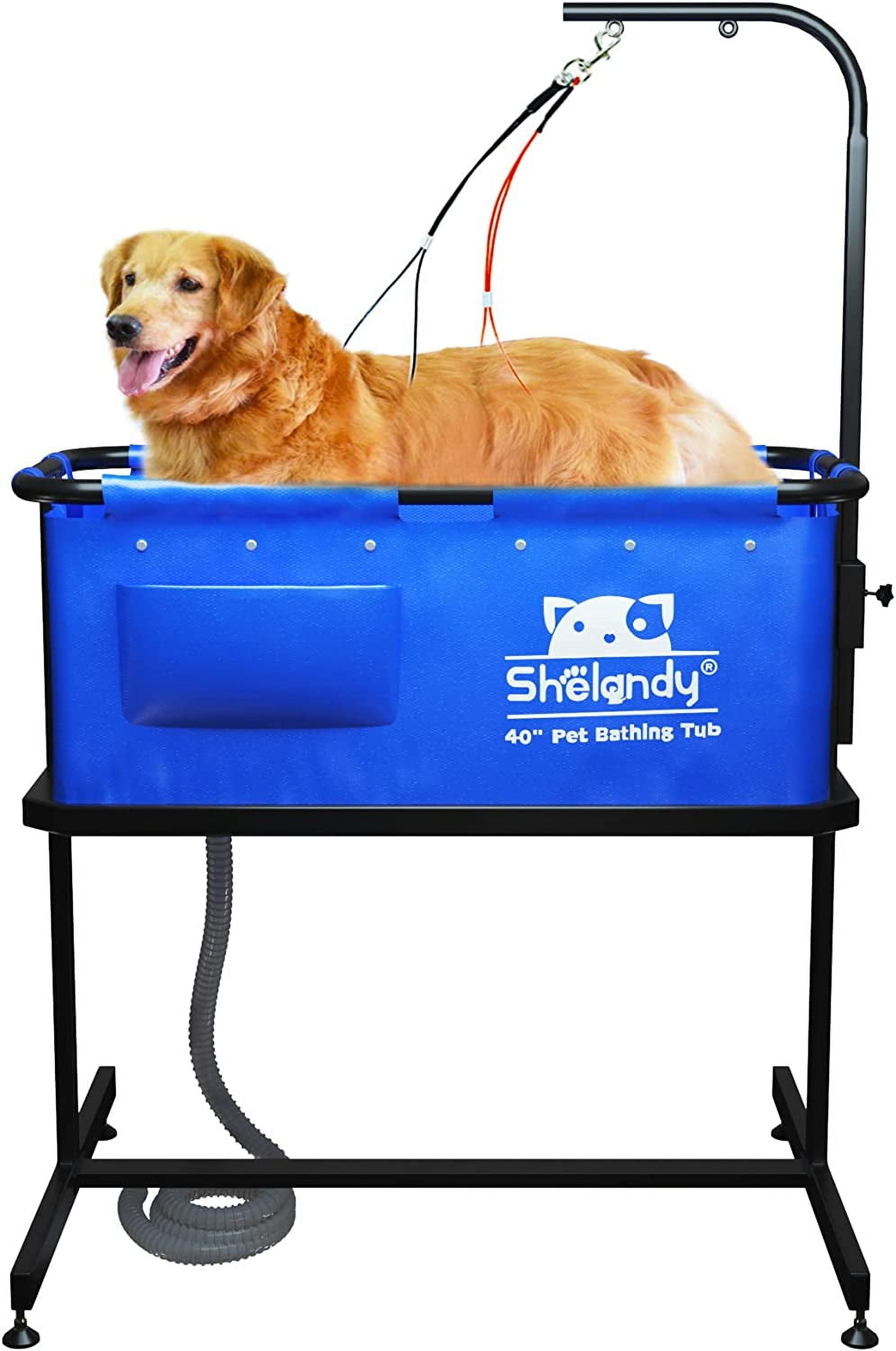 Dog Grooming Tub Pet Grooming Tub, Stainless Steel Dog Wash