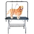 thumbnail image 1 of SHELANDY 46-in Pet Dog Grooming Table with Baskets | Groomer Trimming Table for Large Breeds, 1 of 7