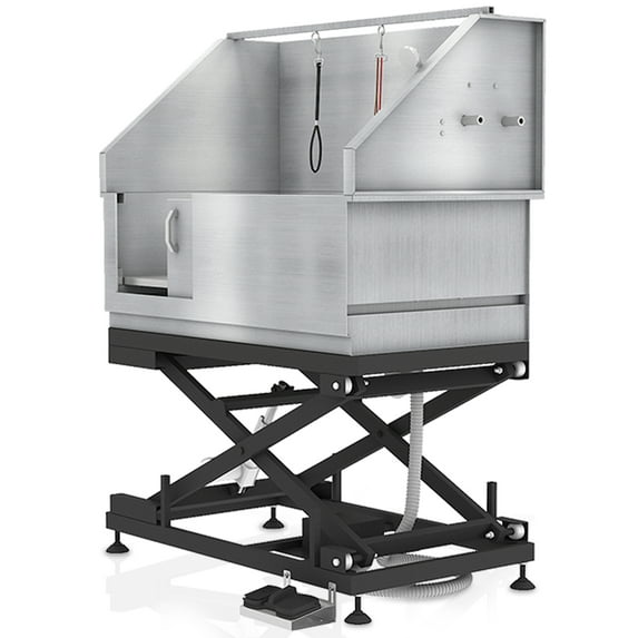 SHELANDY Pet Bathtub Electrical Stainless Steel Dog Wash Station