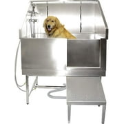 SHELANDY Stainless Steel Professional Pet Dog Grooming Bath tub