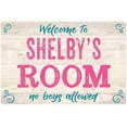 thumbnail image 1 of SHELBY'S Room Kids Bedroom Sign Gift 8x12 Metal Sign 108120089372, 1 of 1