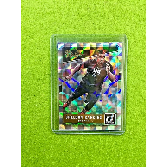 SHELDON RANKINS PRIZM ROOKIE CARD REFRACTOR RC PRIZM /999 SP SAINTS 2016 Donruss