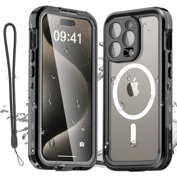 SHELLB0X For iPhone 15 Pro 6.1 inch Case Waterproof Heavy Duty MagSafe Magnetic Rugged Underwater Cover