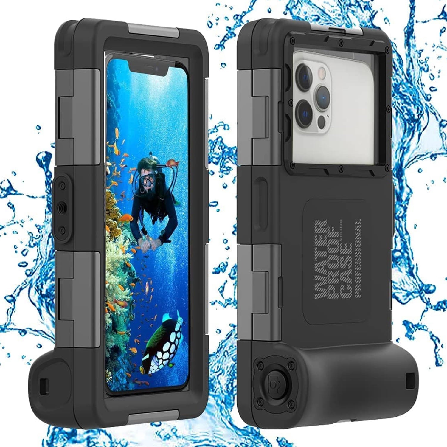 SHELLBOX Swimming 15M Waterproof Case Surfing Underwater Diving For iPhone/Samsung