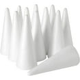 thumbnail image 1 of SHELLTON 12 Pack Foam Tree Cones for DIY Crafts, Bulk for DIY Christmas Gnomes, Holiday Decor Conical foam ultra-light clay filler cone-shaped poly dragon diy handmade material, 1 of 5
