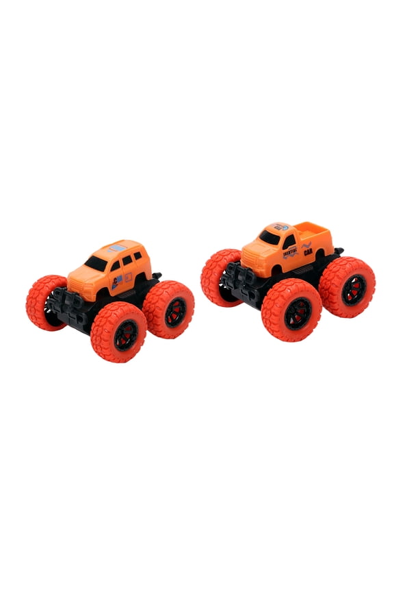 2Pcs Children's Gift Toys Off-road Climbing Bike Crash Resistant Toy Car