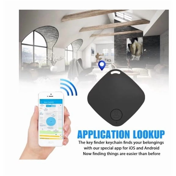 SHELLTON 4Pcs Bluetooth Tracker,Smart Key Tracker, Anti-Lost Key Finder and Item Locator for Selfies Capture, Waterproof Tracking Device for Phone, Pets, Bags, Kids, Portable GPS Wireless Tracker