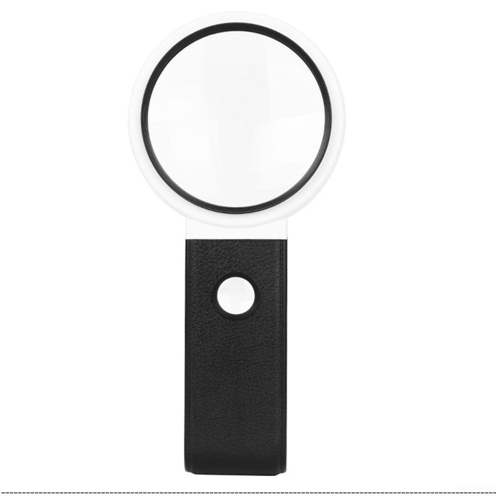 SHELLTON 6X Magnifying Glass with Light 6 LED Lamp Magnifier Foldable Stand Table