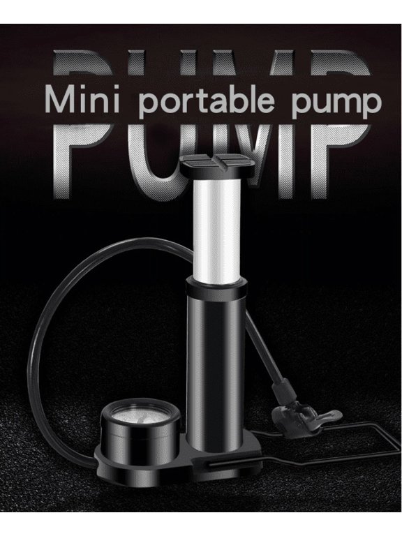 Bicycle Pump Motorcycle Aluminum Alloy Foot Portable Air Pump
