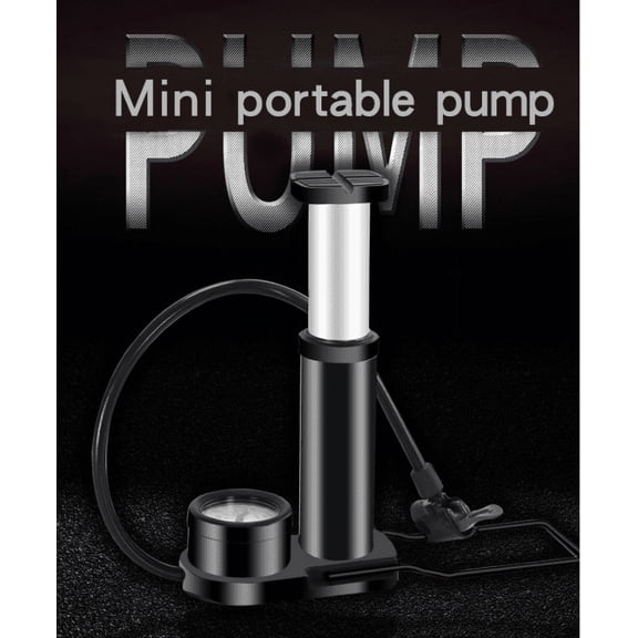 SHELLTON Bicycle Pump Motorcycle Aluminum Alloy Foot Portable Air Pump