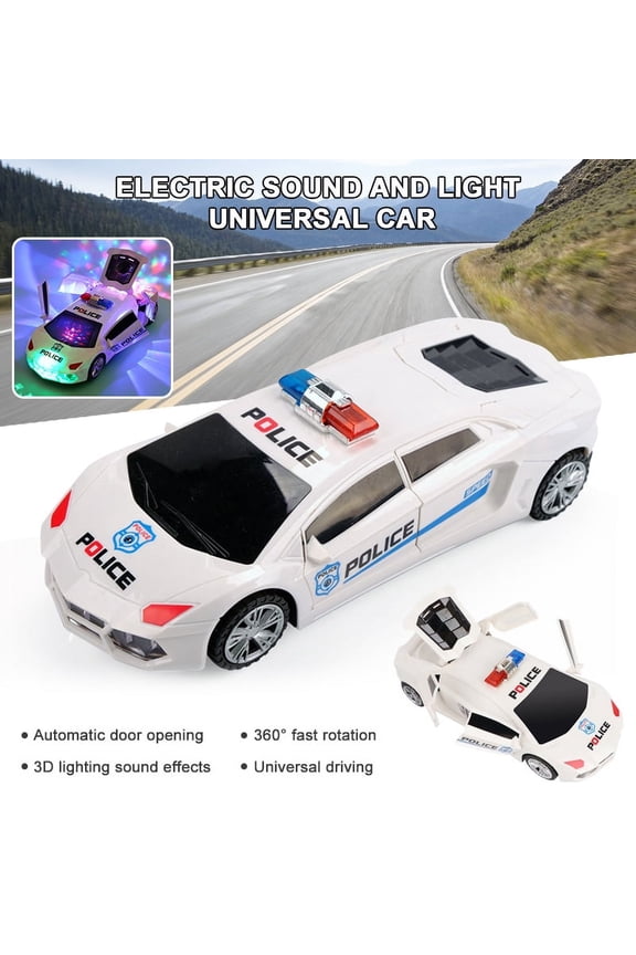 Bump & Go Electric Car Toy Live Action Transforming Toy Deformation Car with Lights and Sounds Best Birthdays/Christmas Gift for Boys Girls Kids
