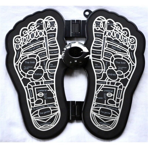 SHELLTON Electric Foot Massager Mat, EMS Foot Massager, Muscle Relaxation Trainer Electrical Stimulation Training, Promoting Blood Circulation
