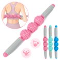 thumbnail image 1 of SHELLTON Fascia Muscle Roller - Cellulite Massager - Fascia Roller for Cellulite and Sore Muscles - Neck, Leg, Back, Body Roller Deep Tissue Massage Stick Tools - 3 Balls Size Version, 1 of 7