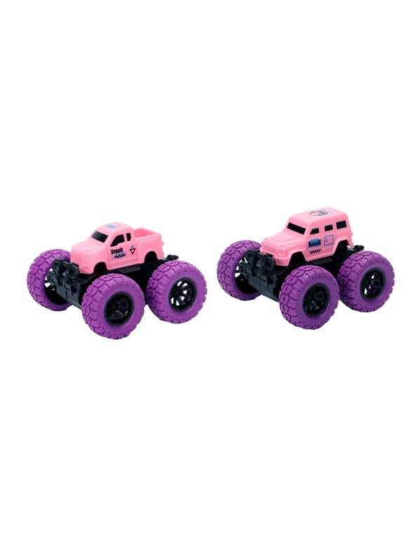 Inertial Vehicle Off-road Climbing Cars Toys - 2pack Mini Car Toy Inertial Vehicles With Big Tires