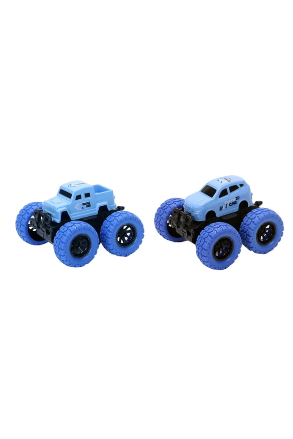 Inertial Vehicle Off-road Climbing Cars Toys - 2pack Mini Car Toy Inertial Vehicles With Big Tires