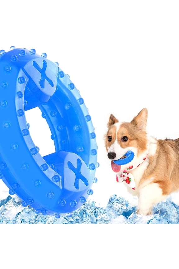 Pet Teether Cooling Chew Toy for Dogs Teething Toy for Puppies, Freezable Teeth Cleaning