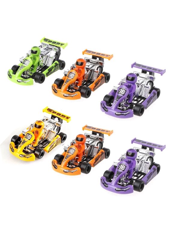 Pull Back Kart Racing Model Pull Back Car Toy Children's Toy Car Birthday Gift(Random Color)
