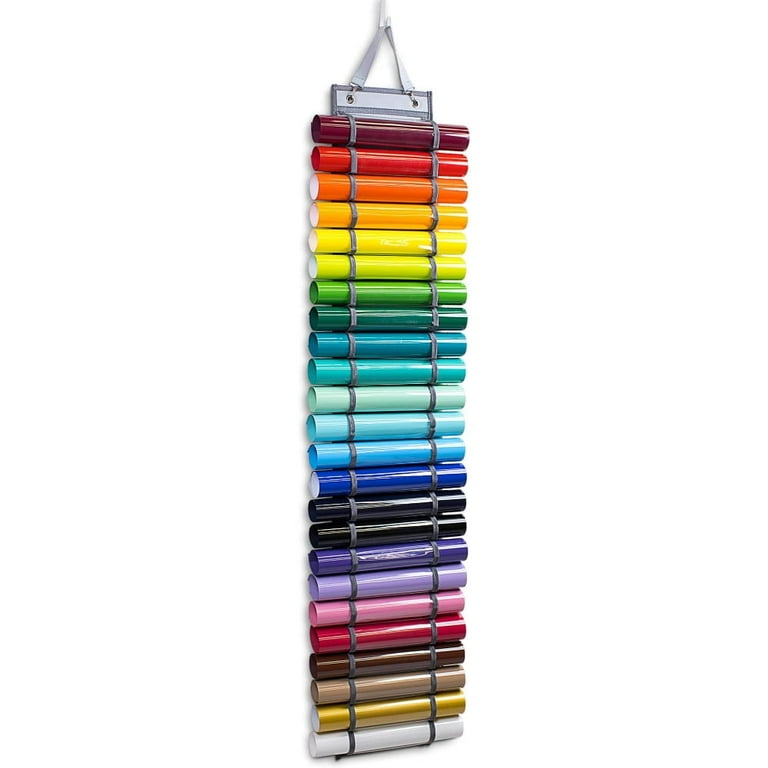 SHELLTON Vinyl Roll Holder Vinyl Storage Organizer Wall Mount Over The Door Vinyl Roll Storage Walmart