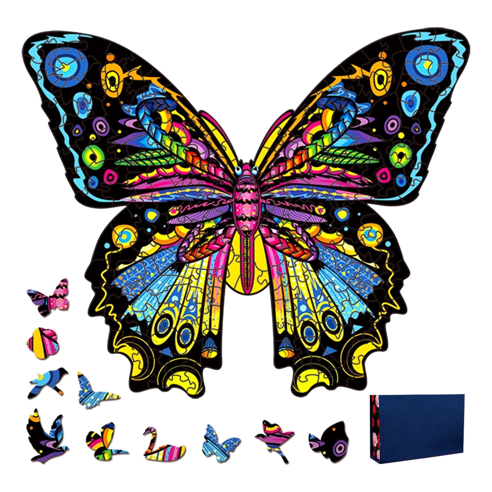 Eco-Friendly Wooden Animal Puzzle Toys for Toddlers Bahrain Ubuy - Main Image