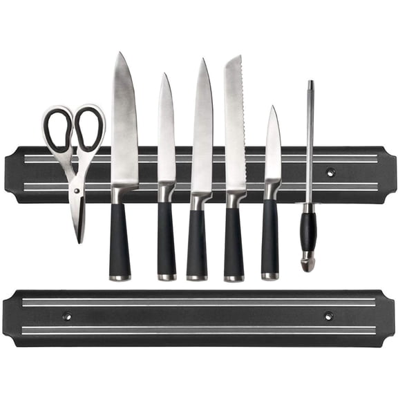 SHELLTONTECH Magnetic Knife Strips, 15 Inch Magnetic Kitchen Utensil Holder, Tool Holder, Strong Powerful Knife Holder with multipurpose for organizing your kitchen or tools