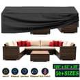 thumbnail image 1 of SHELTUSE Patio Furniture Covers Waterproof Outdoor Couch Sectional Sofa Set Cover, 126in x 63in x 28in, 1 of 7