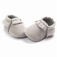 thumbnail image 1 of Finex Baby Tassel Suede Leather Shoes Newborn Candy Color Shoes, 1 of 4