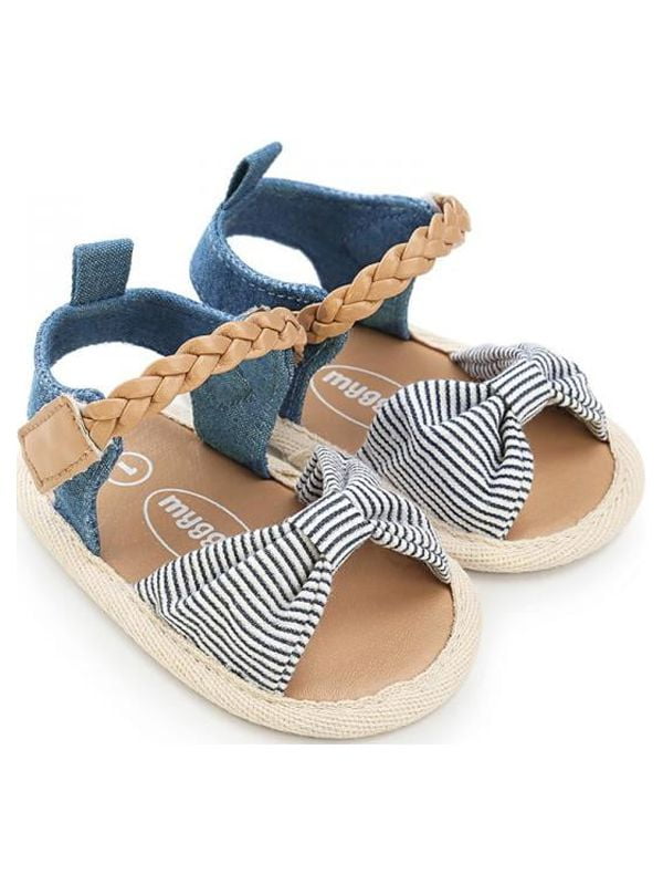SHEMALL Toddler Girls Bow-knot Sandals Kids Beach Shoes Baby First ...