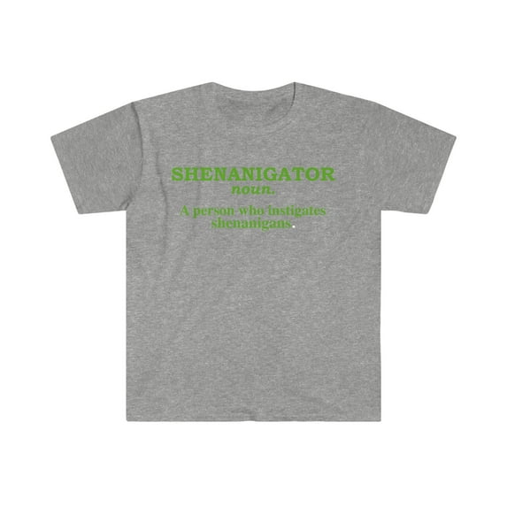 SHENANIGATOR Definition Unisex T-shirt S-3XL Saint St Patrick's Day