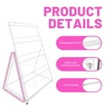 thumbnail image 1 of SHENCAIOU Plant Display Stand with Wheels, Movable Metal Flower Stand, Suitable for Open Garden, Front Desk of Shopping Mall (White Flower Stand - White Bucket), 1 of 7