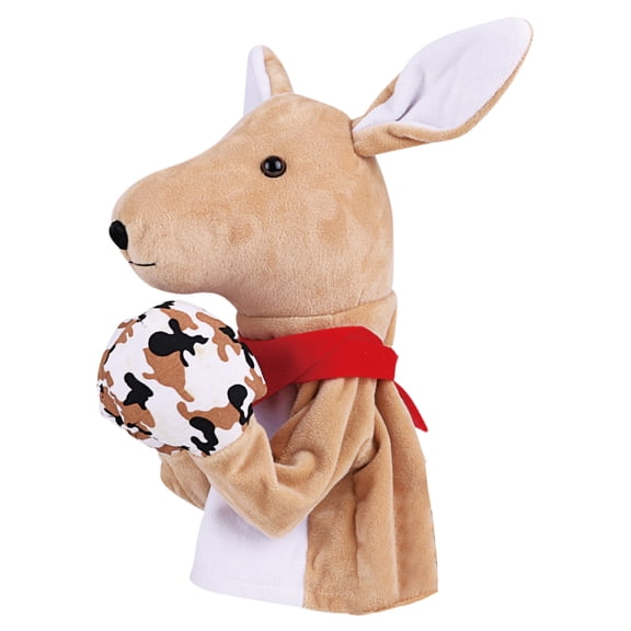 SHENERDA Animal Hand Puppets Boxing Kung Fu Animal Hand Puppet with Sounds and Action Toy Plush Stuffed Doll Educational Role Play Storytelling for Children Toddler adaptable